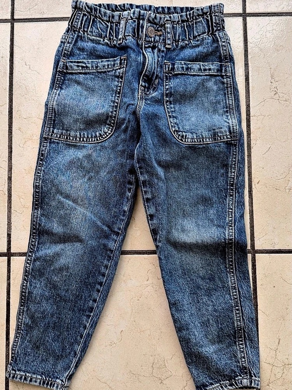 Gap Mom Jean Girl Blue Jeans Size 6